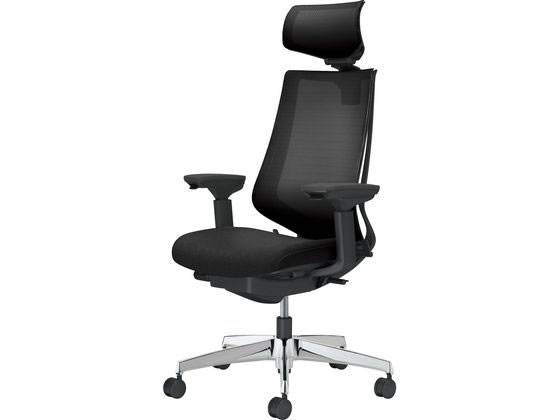 【マラソン限定★ポイント2倍】【メーカー直送】コクヨ チェア デュオラ2 アルミ脚 メッシュ ブラック【代引不可】【組立・設置・送料無料】肘付き 可動肘タイプ メッシュチェア オフィスチェア オフィス家具｜ココデカウ 73,181円