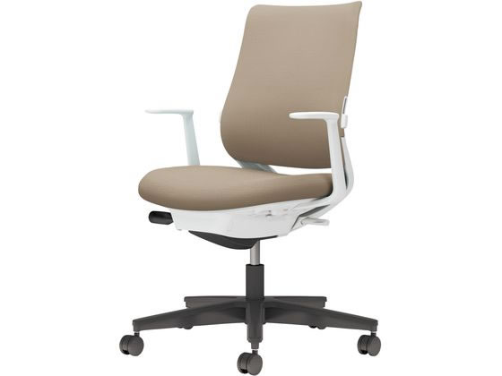 【マラソン限定★ポイント2倍】【メーカー直送】コクヨ チェア ミトラ2 L型肘 ランバー付 ソフトベージュ ポリウレタン巻き【代引不可】【組立・設置・送料無料】肘付き 固定肘タイプ 布張りチェア オフィスチェア オフィス家具｜ココデカウ 42,307円