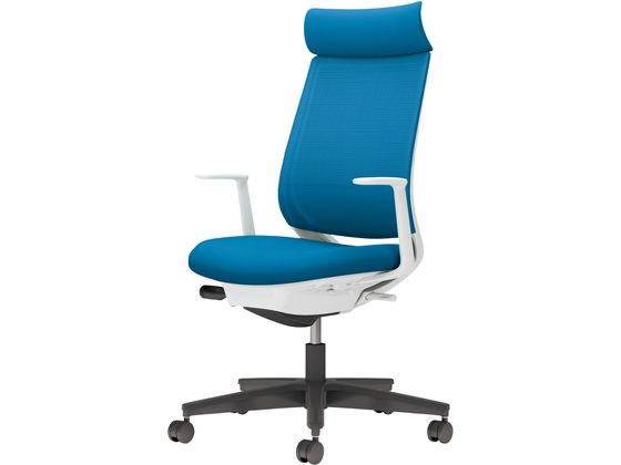 【レビュー投稿で100円OFFクーポン】【メーカー直送】コクヨ チェア ミトラ2 L型肘 ターコイズ ポリウレタン巻き【代引不可】【組立・設置・送料無料】 肘付き 固定肘タイプ 布張りチェア オフィスチェア オフィス家具|ココデカウ