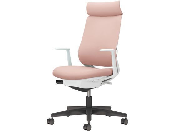 【マラソン限定★ポイント2倍】【メーカー直送】コクヨ チェア ミトラ2 L型肘 ランバー付 アッシュピンク ポリウレタン巻き【代引不可】【組立・設置・送料無料】肘付き 固定肘タイプ 布張りチェア オフィスチェア オフィス家具｜ココデカウ 44,504円