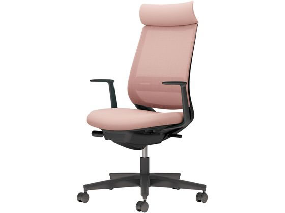 【百貨店SALE押さえる★尖んがり2倍＆2,000円クーポン券】【製造業者直送】コクヨ 女性議長 ミトラ2 L型肘 ランバー付 アッシュピンク ナイロンキャスター【代引不可】【精神的な統合・とり備える・貨物輸送無料】肘付き添い人 くっ付ける肘印字機 布張り女性議長 執務室女性議長 執務室調度品