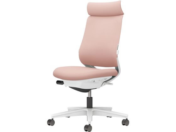 【レビュー投稿で100円OFFクーポン】【メーカー直送】コクヨ チェア ミトラ2 肘無 ランバー付 アッシュピンク ナイロンキャスター【代引不可】【組立・設置・送料無料】 肘なし 布張りチェア オフィスチェア オフィス家具｜ココデカウ