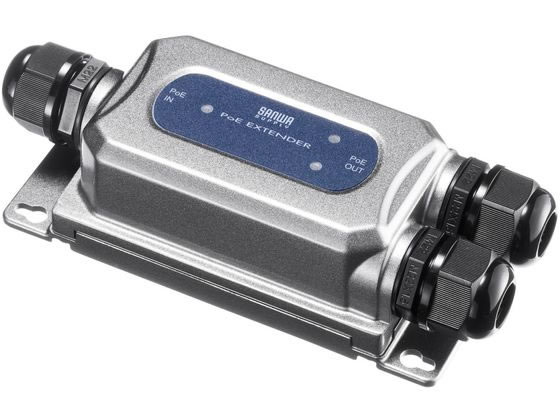 楽天市場】PoEエクステンダー 防水対応 2分配出力 PoE+ 受電