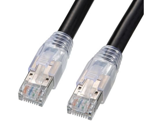 【マラソン限定★ポイント2倍】【お取り寄せ】サンワサプライ カテゴリ6A屋外用LANケーブル 80m KB-T6AAD-80BK ＬＡＮケーブルカテゴリー６Ｅ ＬＡＮケーブル ケーブル 電源タップ 配線パーツ 家電｜ココデカウ