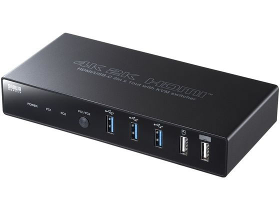 【文芸批評服従で100円OFF引き換え証】【お取り寄せ】サンワサプライ Type-C HDMI繋ぎ合わせる相応うマイコンうつり変わり器 SW-KVM2DK うつり変わり機 分かちあう器 ＰＣ境界線の外側計器 マイコン 家電