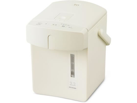 【マラソン限定★ポイント2倍】アイリスオーヤマ ジャーポット 2.2L マイコン式 IAHD-222-C 電気ポット 電気ケトル キッチン家電 調理家電|ココデカウ