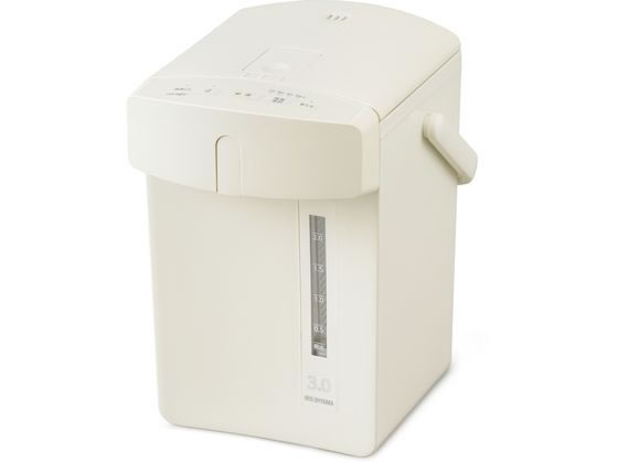【マラソン限定★ポイント2倍】アイリスオーヤマ ジャーポット 3.0L マイコン式 IAHD-230-C 電気ポット 電気ケトル キッチン家電 調理家電|ココデカウ