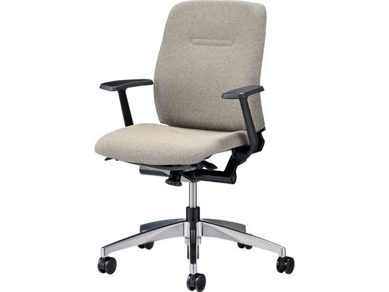 【文芸評論服従で100円OFFクーポン券】【製造業者直送】百獣の王事務器 オフィスチェアー コス虎 T型手 象牙色 No.3711F【代引不可】【取り引き先精神的な統合】肘付き添い人 くっ付ける肘印字機 布張り女性議長 執務室女性議長 執務室調度品