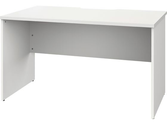 【レビュー投稿で100円OFFクーポン】【メーカー直送】アール・エフ・ヤマカワ プラン 木製デスク W1200×D700 ホワイト×ホワイト脚【代引不可】【お客様組立】平机 木製デスク ワゴン オフィスデスク 事務机 オフィス家具