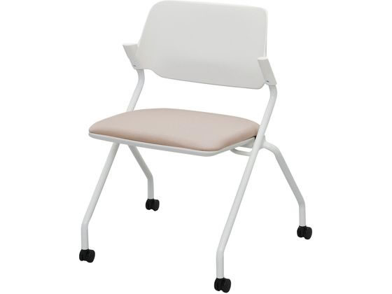 【百貨店SALE押さえる★最大限度20%OFF＆2,000円クーポン券】【製造業者直送】アール・エフ・ヤマカワ SYネスティング女性議長 肘無 布切れ ラテベージュ【代引不可】 ネスティング 平行スタッキングチェア スタッキングチェア 会議女性議長 執務室調度品