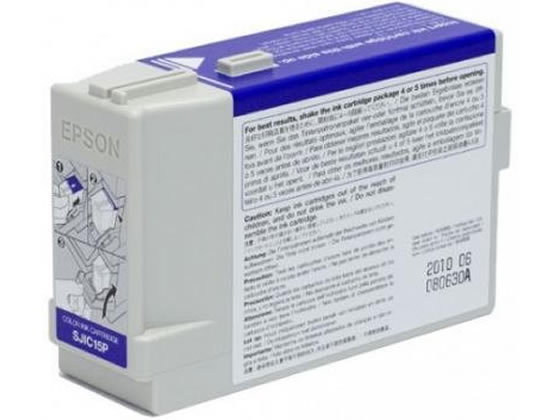 【百貨店SALE押さえる★最大限度20%OFF＆2,000円クーポン券】【お取り寄せ】エプソン TM-C3400用色つやインキ薬莢 3色一体型 SJIC15P エプソン ＥＰＳＯＮ インクジェット薬莢 インキ薬莢 トナー