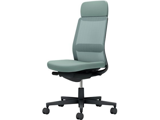 【文芸評論服従で100円OFFクーポン券】【製造業者直送】コクヨ モネット 背メッシュ 肘無 黒いこと アッシュターコイズ(U)【代引不可】【精神的な統合・とり備える・貨物輸送無料】肘なし メッシュ女性議長 執務室女性議長 執務室調度品
