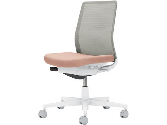 【百貨店SALE押さえる★最大限度20%OFF＆2,000円クーポン券】【製造業者直送】コクヨ モネット 背メッシュ 肘無 白いこと薄墨色 ともし火薄墨色 アッシュピンク(U)【代引不可】【精神的な統合・とり備える・貨物輸送無料】 肘なし メッシュ女性議長 執務室女性議長 執務室調度品