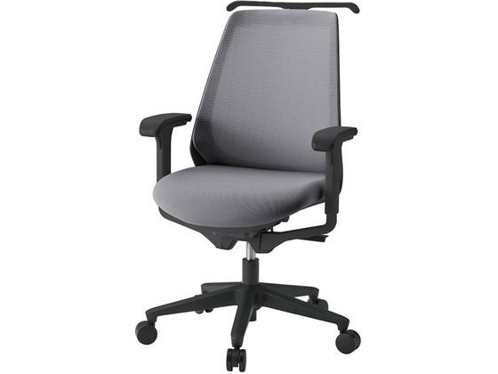 【レビュー投稿で100円OFFクーポン】【メーカー直送】イトーキ ノナチェア 可動肘 ウレタンキャスター・ハンガー付 BK LGY【代引不可】【組立・設置・送料無料】 肘付き 可動肘タイプ メッシュチェア オフィスチェア オフィス家具｜ココデカウ