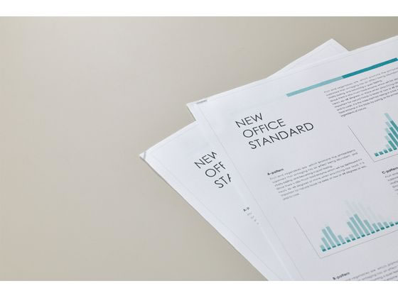 KOKUYO Harinacs Press Staple-Free Stapler - Blue Green