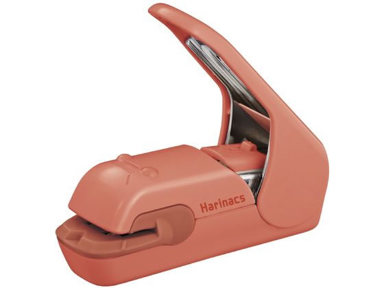 KOKUYO Harinacs Press Staple-Free Stapler - Salmon Pink