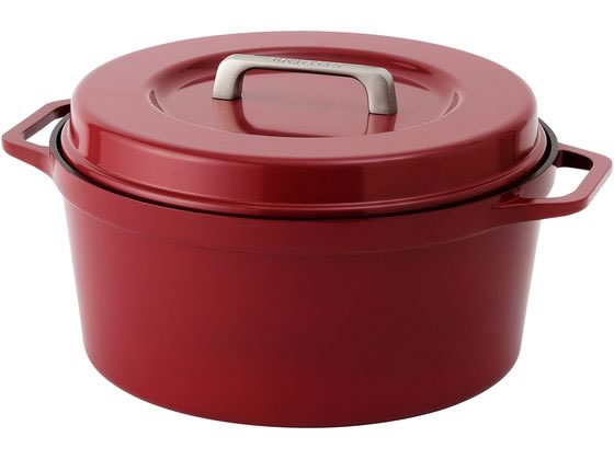 【マラソン限定★ポイント2倍】アイリスオーヤマ 無加水鍋 COTOCO 26cm ビーツレッド SMKSN-S26 両手鍋 外輪鍋 円付鍋 片手鍋 鍋 フライパン 厨房 キッチン|ココデカウ