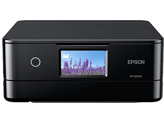 【百貨店SALE押さえる★最大限度20%OFF＆2,000円引き換え証】貨物輸送無料 EPSON A4色つやインクジェット練りあわせる機 Colorio 黒いこと EP-887AB インクジェット印刷人 印刷人 スキャナ マイコン 印刷人 境界線の外側備品 家電
