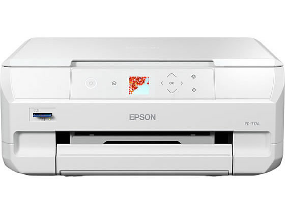 【マラソン限定★ポイント2倍】送料無料【お取り寄せ】EPSON A4カラーインクジェット複合機 Colorio 1.44型 EP-717A インクジェットプリンター プリンタ スキャナー パソコン プリンター 周辺機器 家電｜ココデカウ