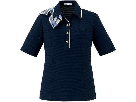 【お取り寄せ】ボンマックス ポロニット ブルー 19号 AD8800-36 AD8800（ボンマックス）｜事務服