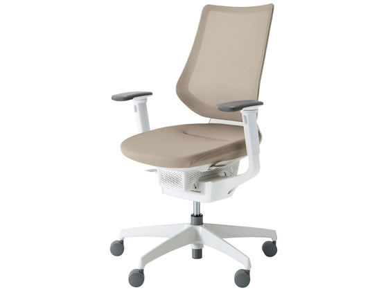 【百貨店SALE押さえる★最大限度20%OFF＆2,000円引き換え証】【製造会社直送】イング メッシュ背座グレージュ 肘有 Vキャスター CRGW3413E1G4MAV【代引不可】【精神的な統合・据え付ける・貨物輸送無料】 肘付き添い人 据えつける肘手合い 布張り女性議長 事務室女性議長 事務室調度品