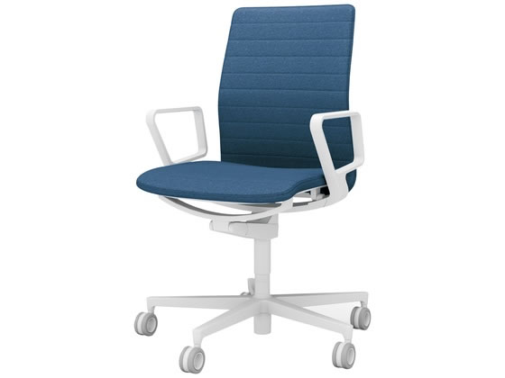 【百貨店SALE押さえる★最大限度20%OFF＆2,000円引き換え証】【製造会社直送】ファブレ 白脚 米国海軍本体白 肘有 Vキャスター C01W152CUWT7T74【代引不可】【精神的な統合・据え付ける・貨物輸送無料】 肘付き添い人 据えつける肘手合い 布張り女性議長 事務室女性議長 事務室調度品