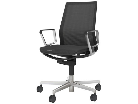 【百貨店SALE押さえる★最大限度20%OFF＆2,000円引き換え証】【製造会社直送】コクヨ 女性議長 ファブレ メッシュ 軽銀肘 黒 Wキャスター C01P161MWBE6E62【代引不可】【精神的な統合・据え付ける・貨物輸送無料】 肘付き添い人 据えつける肘手合い 布張り女性議長 事務室女性議長 事務室調度品