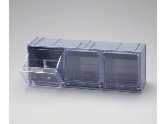 【マラソン限定★ポイント2倍】【お取り寄せ】エスコ マルチストール 3列 クリスタル 600&times;200&times;215mm EA957AA-4 物品棚 収納 保管 作業｜ココデカウ