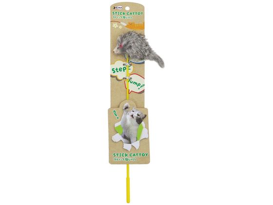 [Order] PetPro Japan Nekogakure Stick Neko Jarashi Gray Mouse