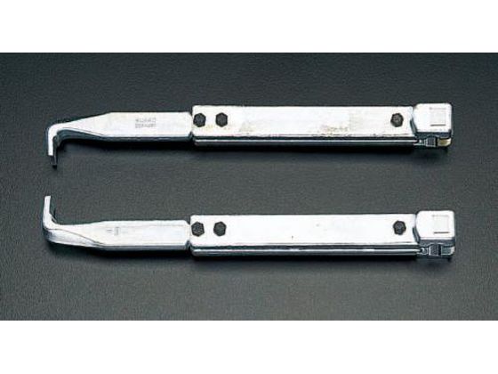 【百貨店SALE制限事項★尖んがり2倍＆2,000円引き換え証】【お取り寄せ】エスコ 400粍 EA500AA-80・120用 替え手 2本 EA500AB-4 プーラー 吊りクランプ スリング 荷締機 工事備品 やり方備品 手道具