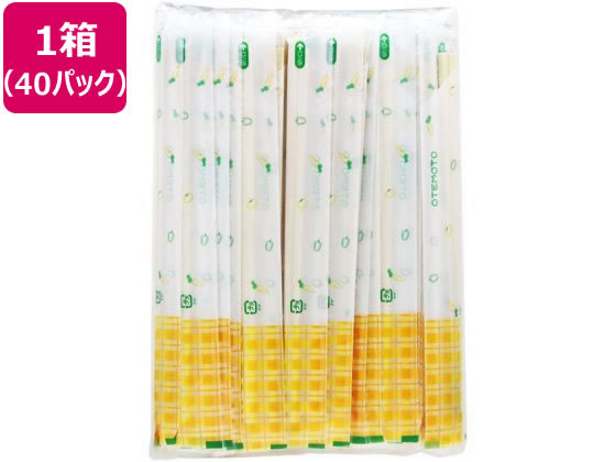 【百貨店SALE押さえる★尖んがり2倍＆2,000円クーポン券】貨物輸送無料【お取り寄せ】大和物産 アスペンポリ立ちふさがる箸 元禄箸楊枝無 100膳×40容器に並べる 割箸 割箸袋 箸 楊枝 使い走りきり食器 勝手もと 時刻表