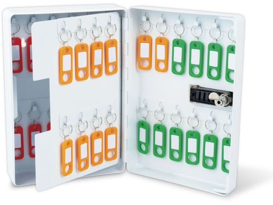 【マラソン限定★ポイント2倍】【お取り寄せ】カール事務器 キーボックス ダイヤル錠 40個吊 CKB-CD40-W 暗証番号 暗証番号鍵 鍵入れボックス 鍵保管庫 キーボックス キーホルダー 名札｜ココデカウ