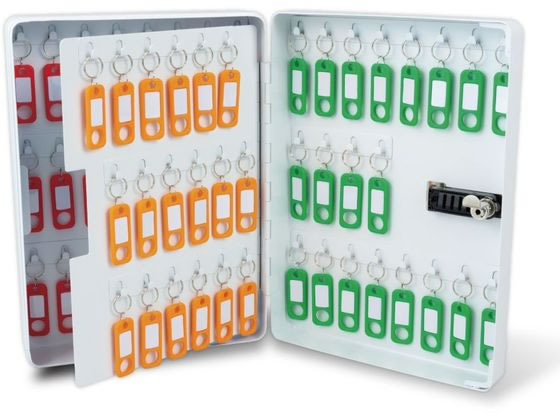 【マラソン限定★ポイント2倍】【お取り寄せ】カール事務器 キーボックス ダイヤル錠 80個吊 CKB-CD80-W 暗証番号 暗証番号鍵 鍵入れボックス 鍵保管庫 キーボックス キーホルダー 名札|ココデカウ
