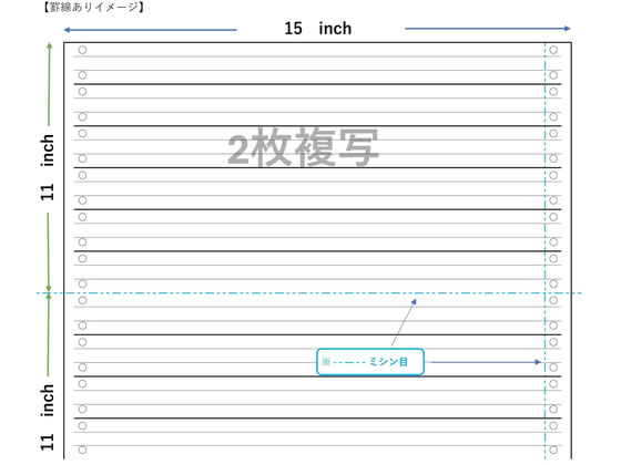 【百貨店SALE押さえる★尖んがり2倍＆2,000円引き換え証】【製造会社直送】サンコーフォームズ 店卸し資産質問用紙 2枚書きうつす 15×11in(罫線)2000枚 342740069200008【代引不可】１５ × １１ in手合い 電子計算機年代順の継続質問用紙 刷り上げる質問用紙