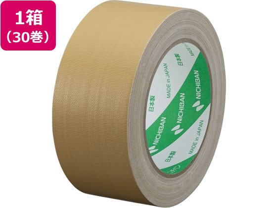 【レビュー投稿で100円OFFクーポン】【送料無料】ニチバン 布粘着テープ 黄土 50mm&times;25m 30巻 102RN7-50 茶 黄土 布テープ ガムテープ 粘着テープ 梱包｜ココデカウ