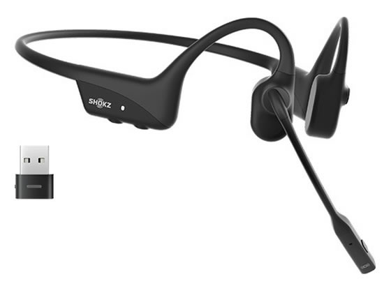 【マラソン限定★ポイント2倍】【お取り寄せ】SHOKZ ワイヤレス骨伝導イヤホン OpenComm 2 UC USB-A 2025 Upgrade SKZ-EP-000040 ヘッドホン イヤホン オーディオ テレビ 家電|ココデカウ