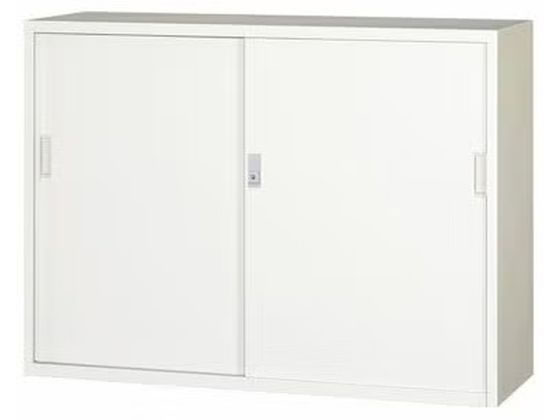 【レビュー投稿で100円OFFクーポン】【メーカー直送】スチール引違書庫 4&times;3型用 W1200&times;D400&times;H880mm ホワイト RF304D-AW【代引不可】 引違い書庫 スチールキャビネット ロッカー オフィス家具｜ココデカウ 22,757円