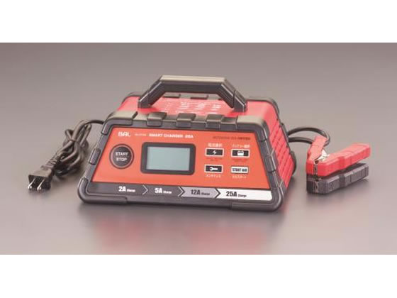 【レビュー投稿で100円OFFクーポン】【お取り寄せ】エスコ AC100V&rarr;DC12V・24V バッテリーチャージャー EA815Y-11 車輌整備用品 グリスガン 部品 作業用品 工具｜ココデカウ