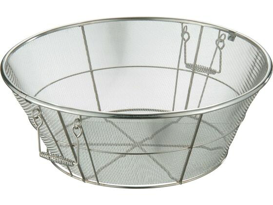【レビュー投稿で100円OFFクーポン】送料無料【お取り寄せ】MT 18-8SH揚ざる 65cm (荒目) 36531 給食大型ザル 給食 厨房 キッチン