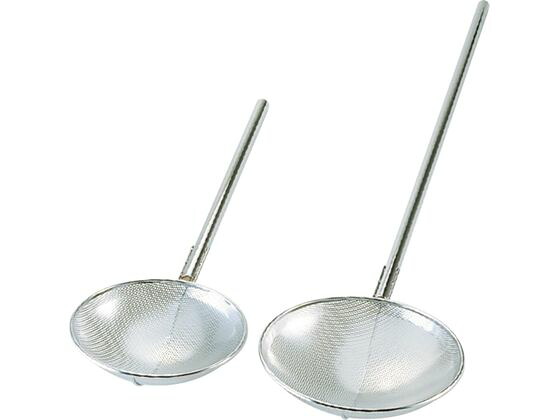 【レビュー投稿で100円OFFクーポン】【お取り寄せ】18-8 パンチング 網ヒシャク φ30×柄25cm 穴φ2mm スクイ網 給食 厨房 キッチン