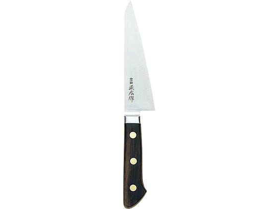 【レビュー投稿で100円OFFクーポン】【お取り寄せ】正広 日本鋼口金付 骨透 角 150mm 13006 骨切包丁 専門包丁 ナイフ 厨房 キッチン