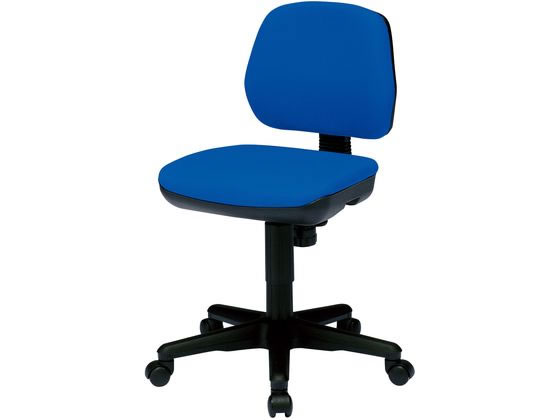 【マラソン限定★ポイント2倍】【メーカー直送】サンワサプライ オフィスチェア ブルー SNC-T145KBL【代引不可】【お客様組立】肘なし 布張りチェア オフィスチェア オフィス家具 10,720円
