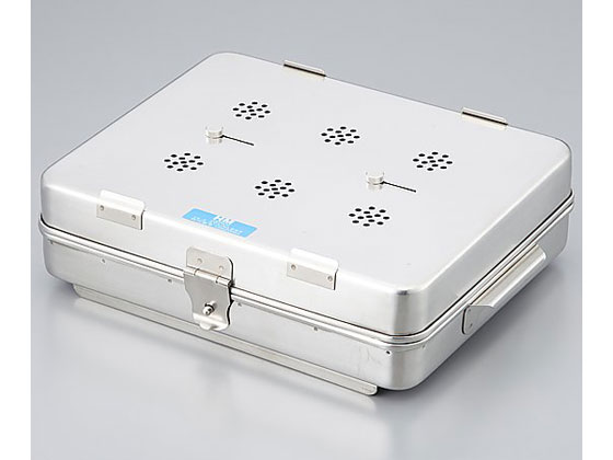 【マラソン限定★2,000円クーポン&ポイント2倍】【お取り寄せ】松本製器 中材用角型カスト(フタ・底開閉式)295×230×75mm B-小