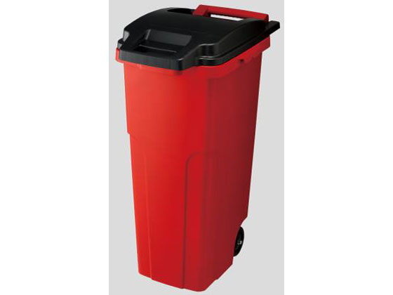 【レビュー投稿で100円OFFクーポン】送料無料【お取り寄せ】アズワン キャスターペール 70C2・R(レッド) 70C2・R レッド