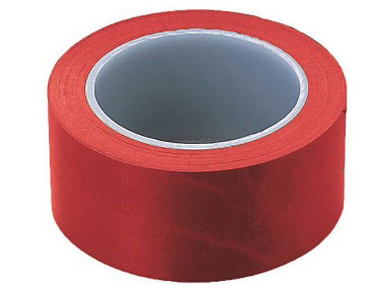 【レビュー投稿で100円OFFクーポン】【お取り寄せ】アズピュア アズピュアラインテープN 赤 50mm×33m 5巻入 標識 安全テープ類 安全保護