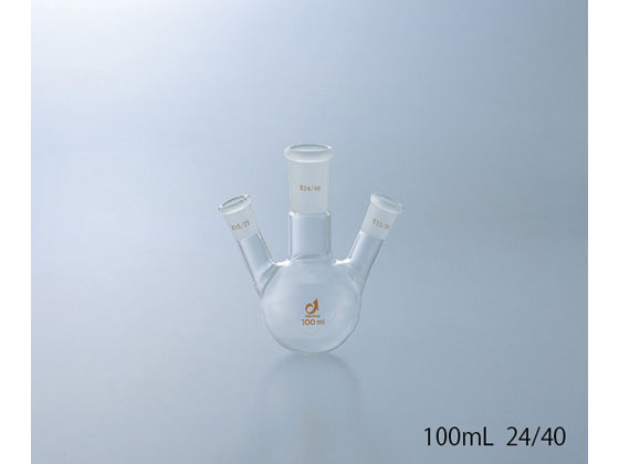 【レビュー投稿で100円OFFクーポン】【お取り寄せ】クライミング 共通摺合三つ口フラスコ 1000mL 0080-10-30 フラスコ ガラス容器 計量器