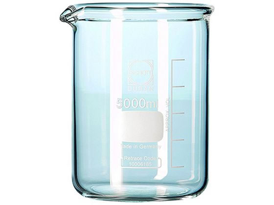 【レビュー投稿で100円OFFクーポン】【お取り寄せ】SCHOTT DURAN 極厚ビーカー 5000mL 211077307 ビーカー 計量カップ コップ ガラス容器 計量器