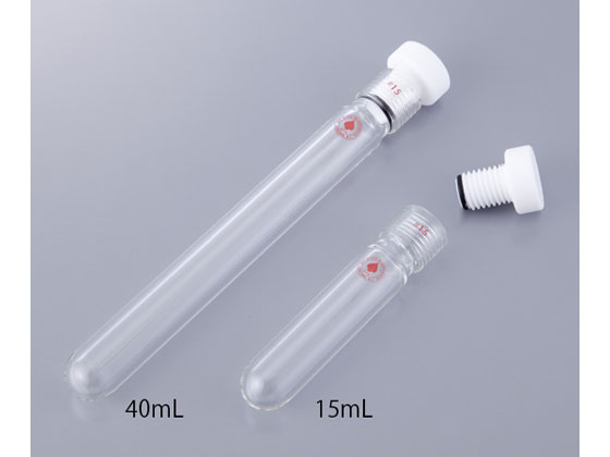 【レビュー投稿で100円OFFクーポン】【お取り寄せ】ACE GLASS 耐圧チューブ 40mL ACE GLASS 8648-09 試験管 チューブ 栓類 ガラス容器 計量器
