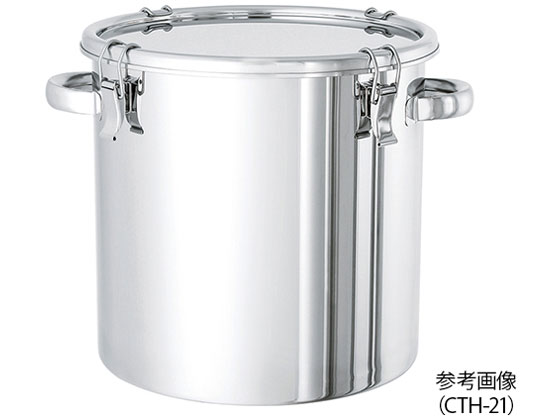 【マラソン限定★ポイント2倍】【お取り寄せ】日東金属工業 密閉式タンク 10L(把手タイプ・SUS304) CTH-24 タンク 金属製 金属容器 計量器