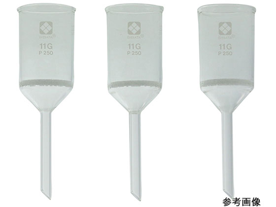 【レビュー投稿で100円OFFクーポン】【お取り寄せ】柴田科学 ガラスろ過器(円筒ロート形)60mL 160~250μm 11GP 漏斗 ロート じょうご ガラス容器 計量器